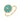 Athiyah Diamond Turquoise Flower Ring